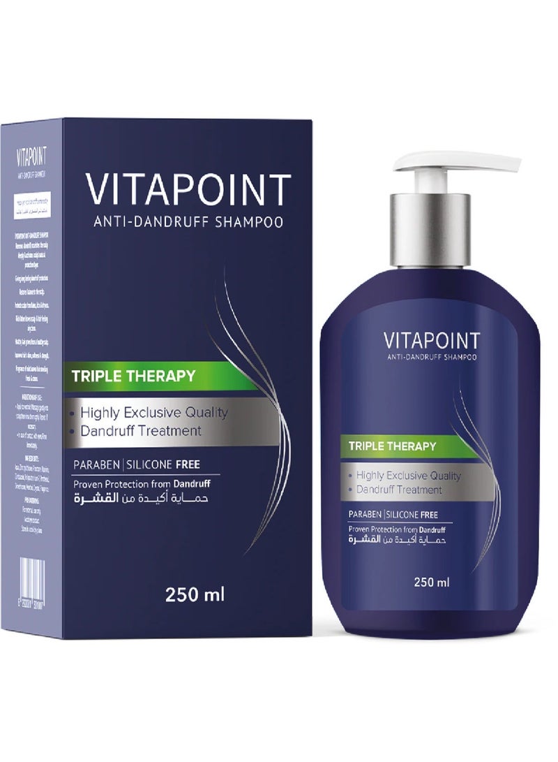 MELANO Vitapoint Anti Dandruff Shampoo 250 ML - Image 1